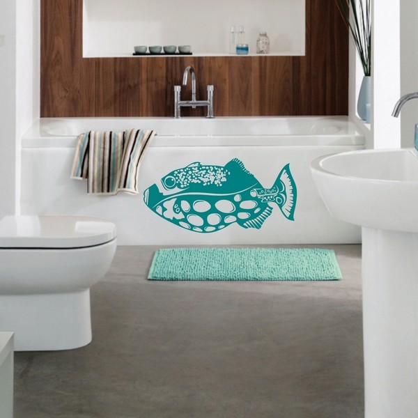 Example of wall stickers: Poisson Baliste Clown